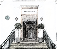 The entrance to Abbey Road Studios