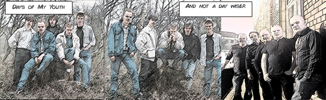 Pictures of The Beer Pigs from the years of playing together in different bands. Days of my youth and not a day wiser.